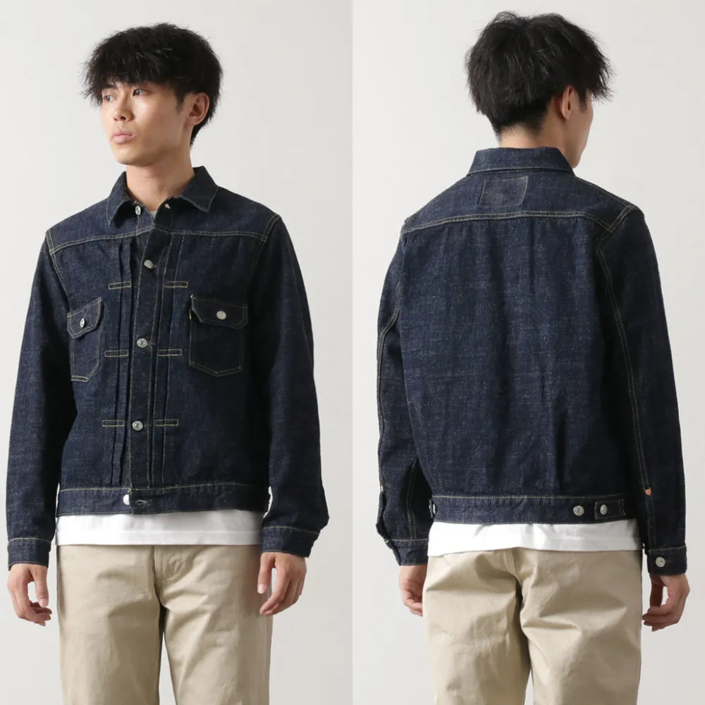 FOB FACTORY Jackets^/ F2378 G3 selvage denim 2ND jacket one-wash