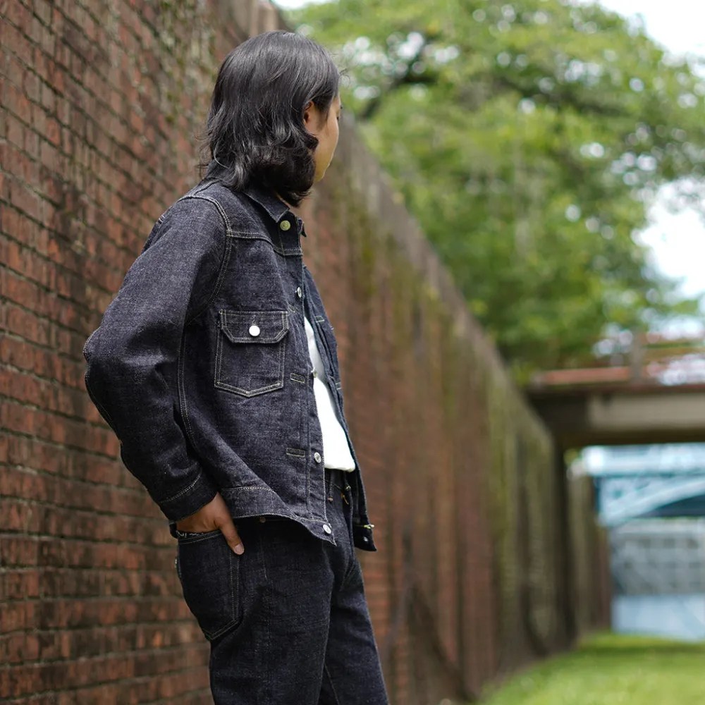 FOB FACTORY Jackets^/ F2378 G3 selvage denim 2ND jacket one-wash