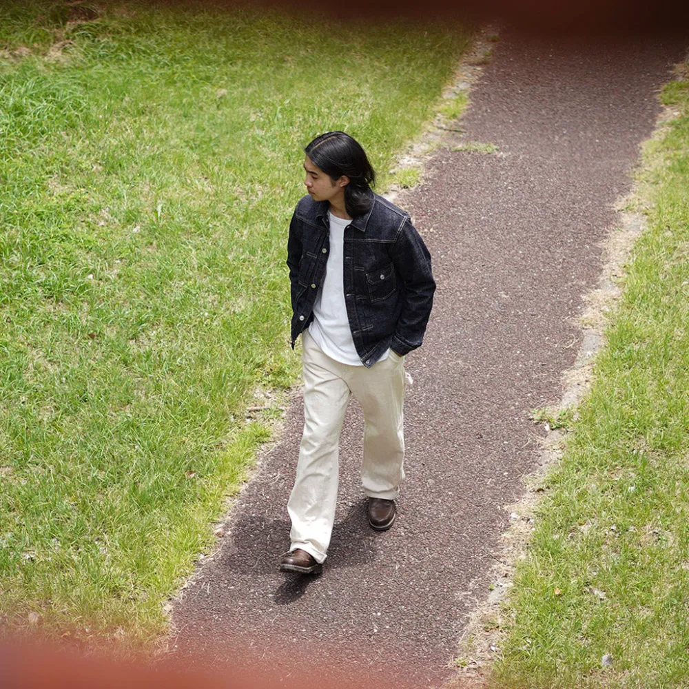 FOB FACTORY Jackets^/ F2378 G3 selvage denim 2ND jacket one-wash