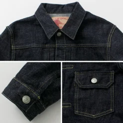 FOB FACTORY Jackets^/ F2378 G3 selvage denim 2ND jacket one-wash