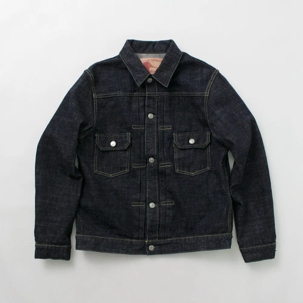 FOB FACTORY Jackets^/ F2378 G3 selvage denim 2ND jacket one-wash