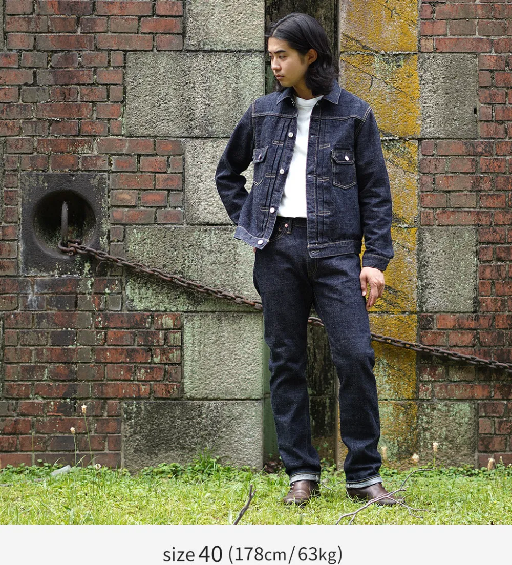 FOB FACTORY Jackets^/ F2378 G3 selvage denim 2ND jacket one-wash