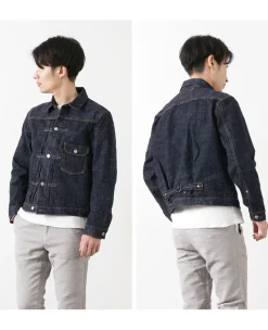 FOB FACTORY Jackets^/ F2400 G3 Selvage Denim 1st -type Jacket one-wash