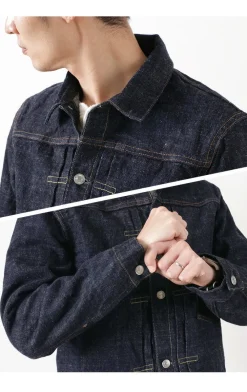 FOB FACTORY Jackets^/ F2400 G3 Selvage Denim 1st -type Jacket one-wash