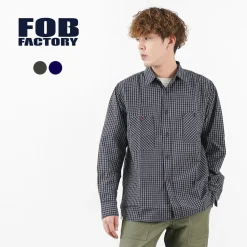FOB FACTORY Shirts^/ F3489 GRAPH CHECK WORK SHIRT