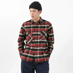 FOB FACTORY Shirts^/ F3481 HEAVY NEL WORK SHIRT