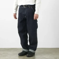 FOB FACTORY Jeans^/ F0509 Hemp denim painter pants one-wash