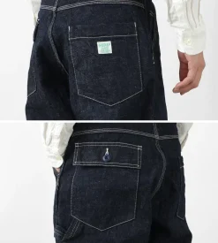 FOB FACTORY Jeans^/ F0509 Hemp denim painter pants one-wash
