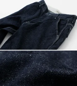 FOB FACTORY Jeans^/ F0509 Hemp denim painter pants one-wash