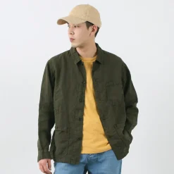 FOB FACTORY Shirts^/ F2413 Hemp shirt jacket