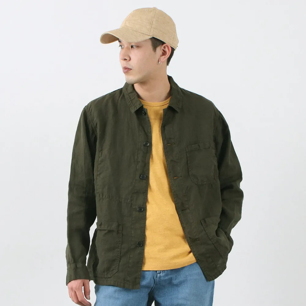 FOB FACTORY Shirts^/ F2413 Hemp shirt jacket