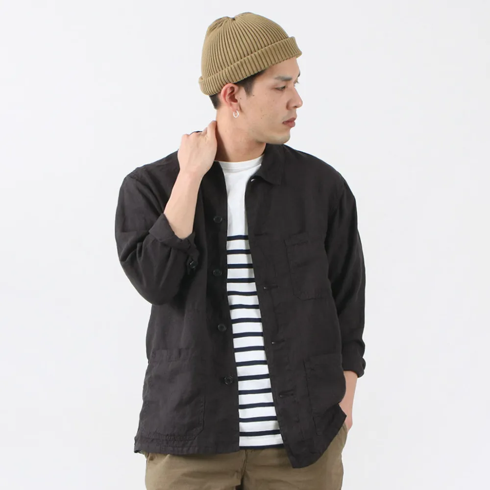 FOB FACTORY Shirts^/ F2413 Hemp shirt jacket