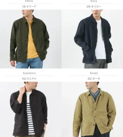 FOB FACTORY Shirts^/ F2413 Hemp shirt jacket
