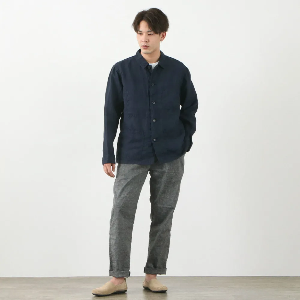 FOB FACTORY Shirts^/ F2413 Hemp shirt jacket