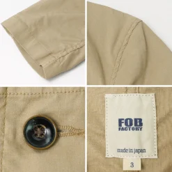 FOB FACTORY Jackets^/ F2424 Hospital Jacket