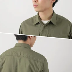 FOB FACTORY Shirts^/ F3498 Long sleeve field shirt