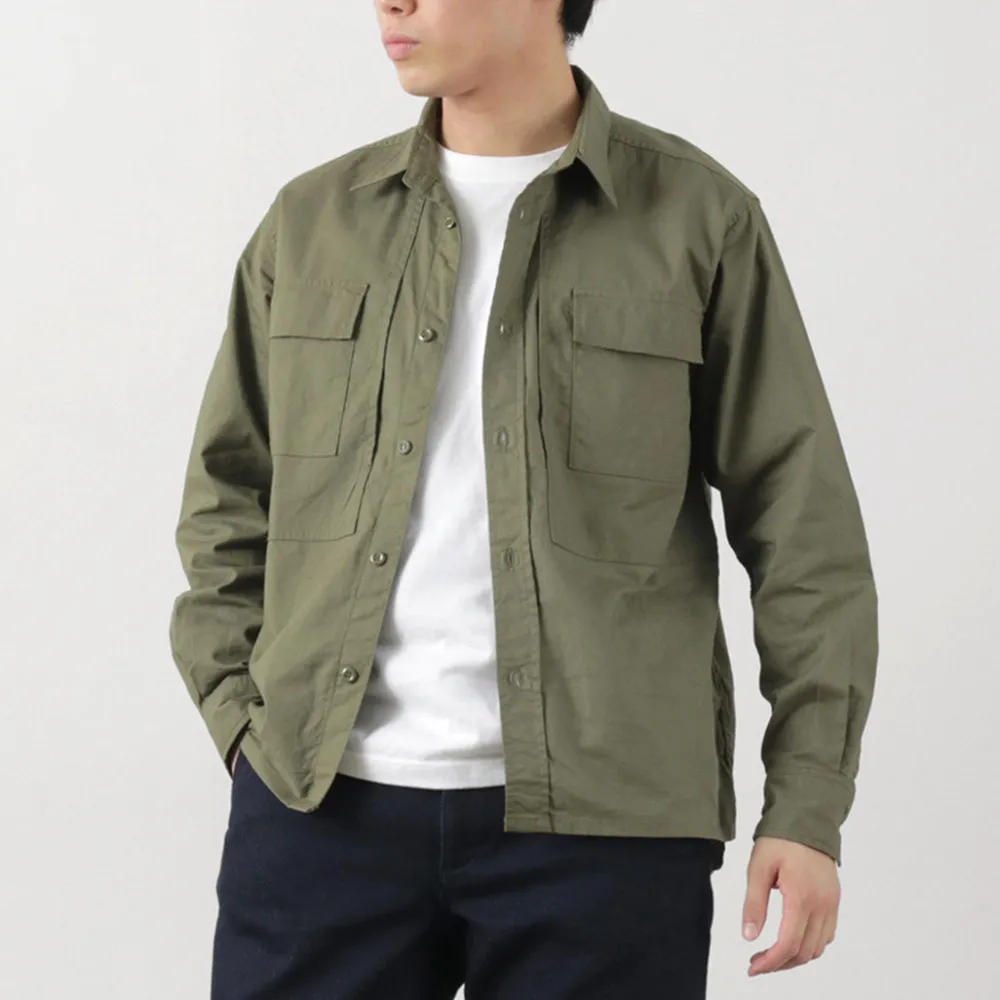 FOB FACTORY Shirts^/ F3498 Long sleeve field shirt