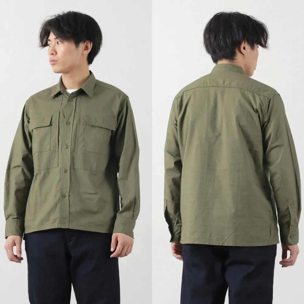 FOB FACTORY Shirts^/ F3498 Long sleeve field shirt