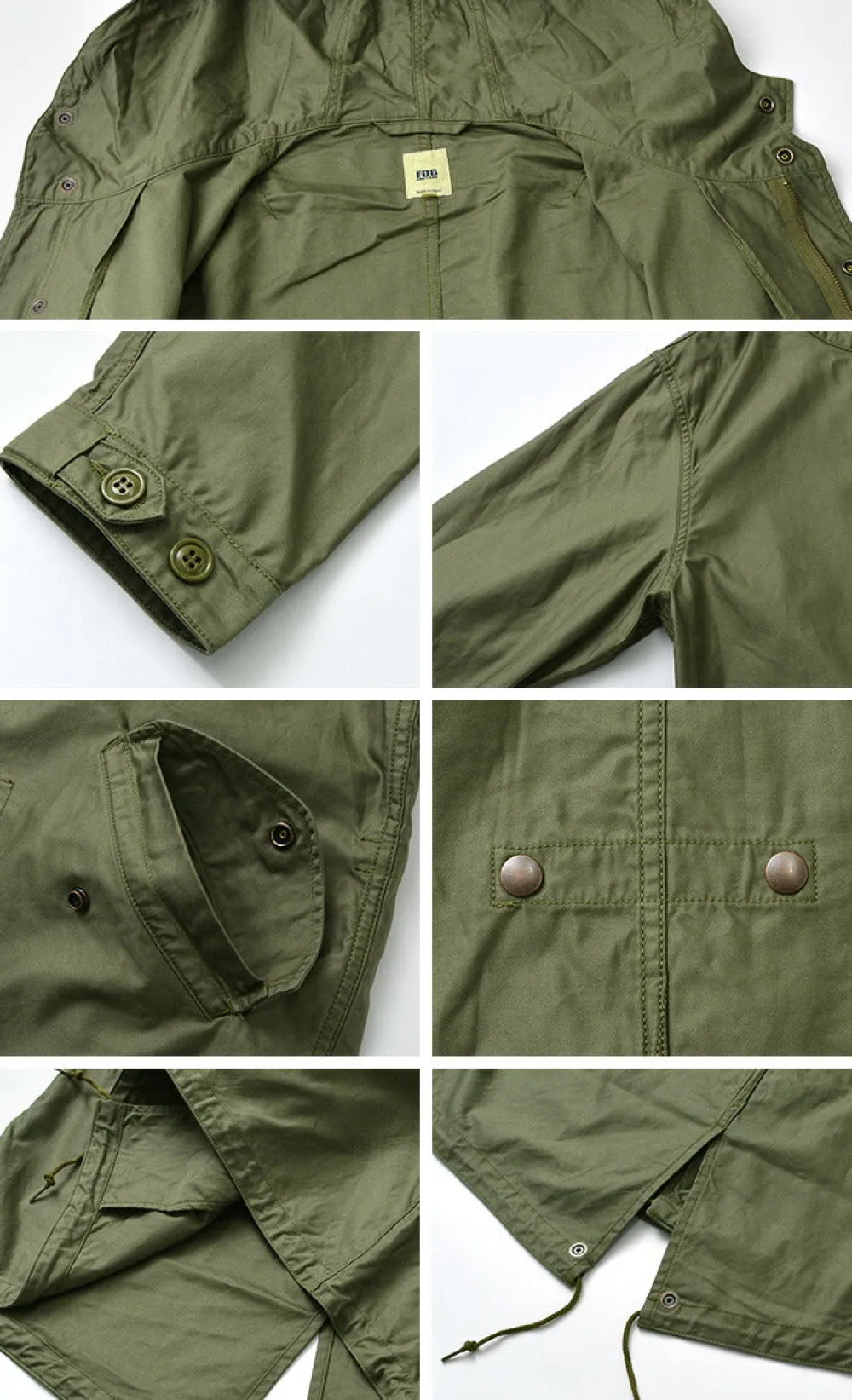 FOB FACTORY Coats^/ F2402 M-51 parka shell