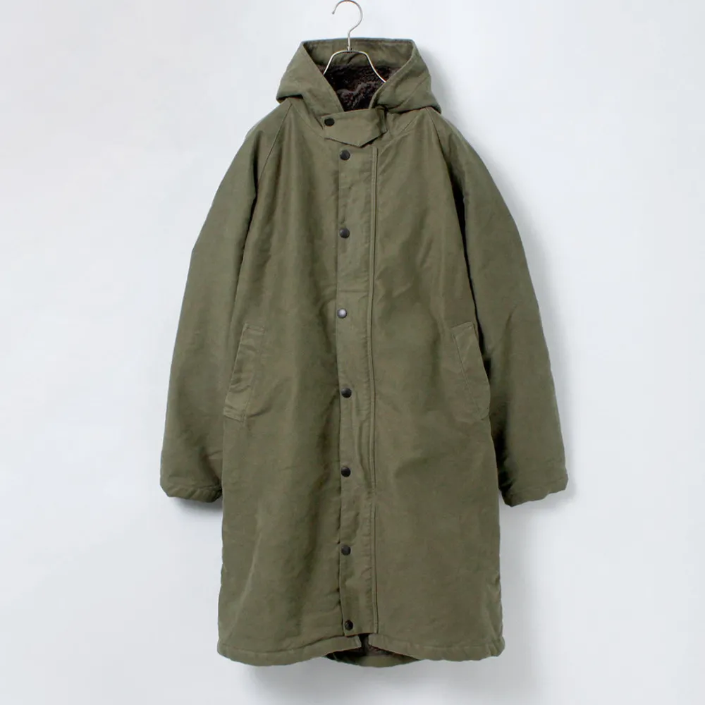 FOB FACTORY Coats^/ F2450 Moleskin Hood Coat