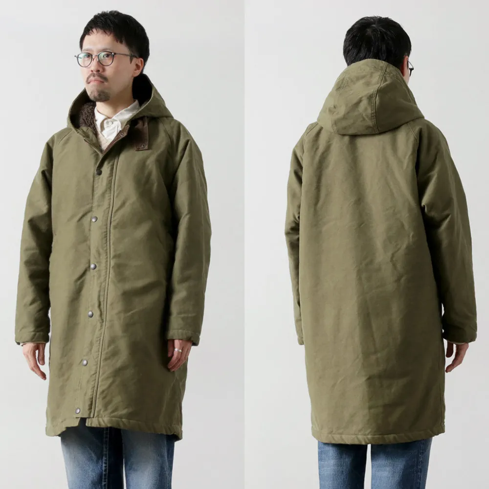 FOB FACTORY Coats^/ F2450 Moleskin Hood Coat