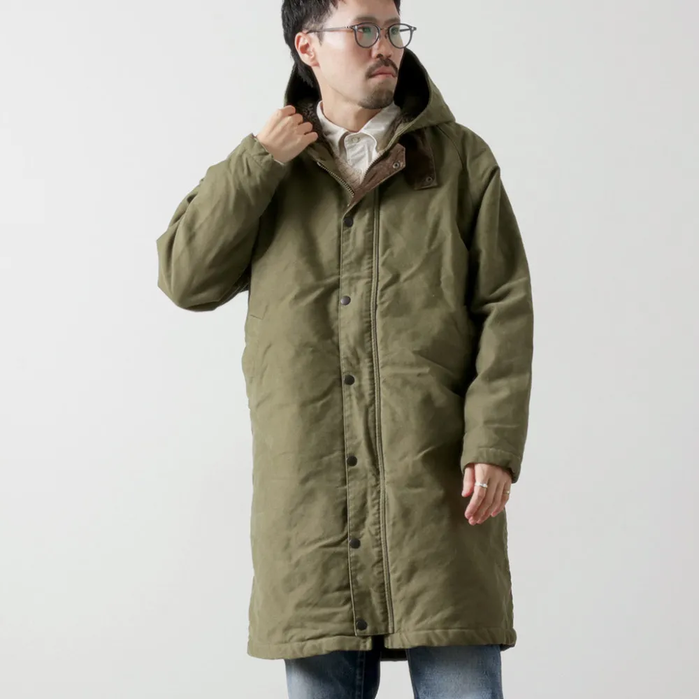 FOB FACTORY Coats^/ F2450 Moleskin Hood Coat