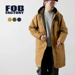 FOB FACTORY Coats^/ F2450 Moleskin Hood Coat