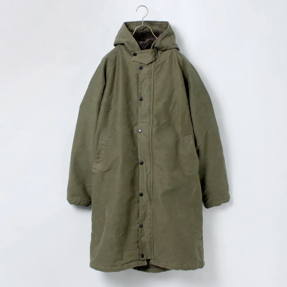 FOB FACTORY Coats^/ F2450 Moleskin Hood Coat