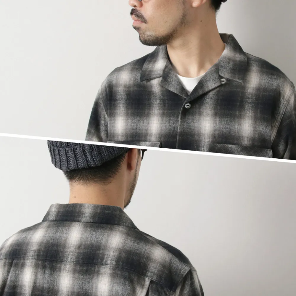 FOB FACTORY Shirts^/ F3505 Nel open collar shirt