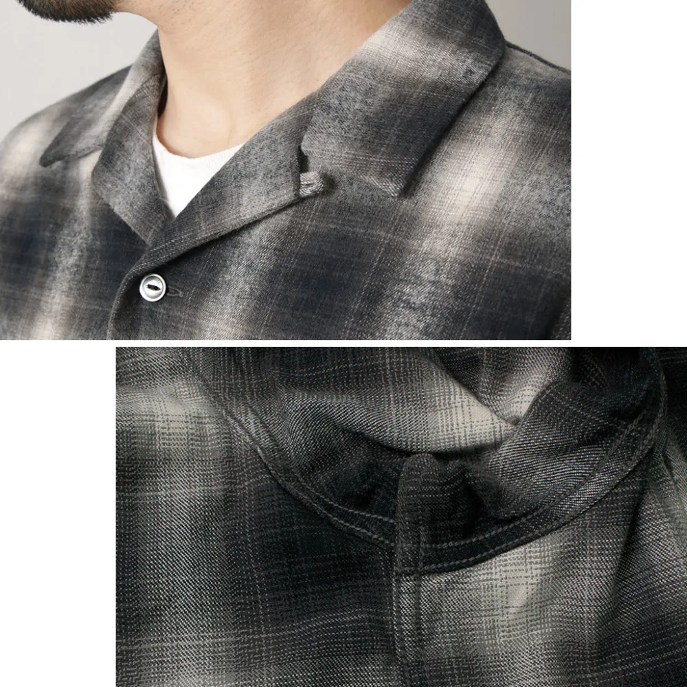 FOB FACTORY Shirts^/ F3505 Nel open collar shirt