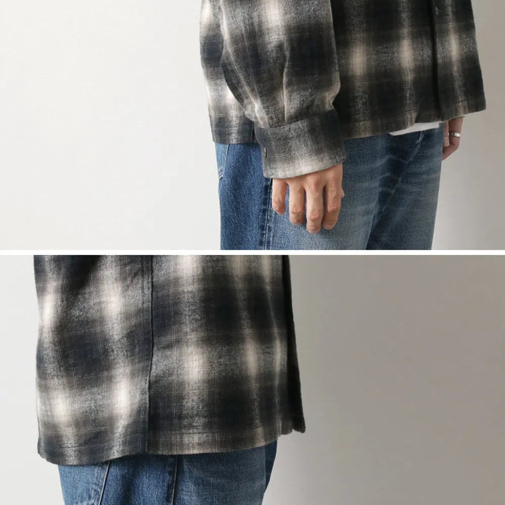 FOB FACTORY Shirts^/ F3505 Nel open collar shirt