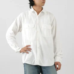 FOB FACTORY Shirts^/ F3496 Ox work shirt white