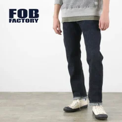 FOB FACTORY Jeans^/ F151-23 5P selvage jeans one-wash