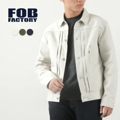 FOB FACTORY Jackets^/ F2438 Pique jacket