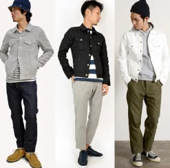 FOB FACTORY Jackets^/ F2288 Relaxed denim 3rd jacket