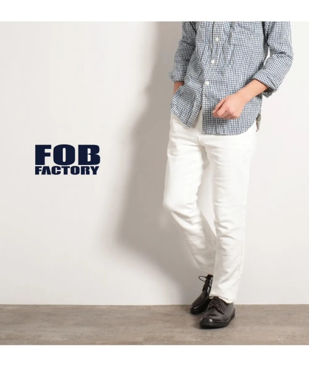 FOB FACTORY Trousers^/ F0438 Relaxed Narrow Easy Pants