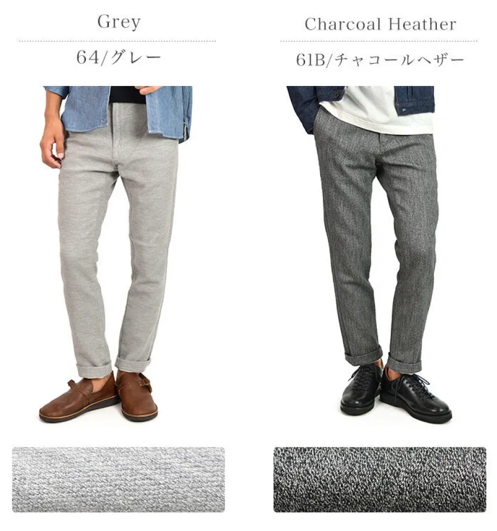 FOB FACTORY Trousers^/ F0438 Relaxed Narrow Easy Pants