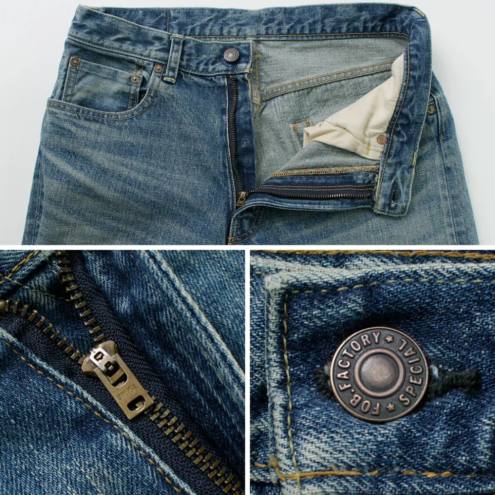 FOB FACTORY Jeans^/ F160 Selvedge 66 Denim 5-pocket