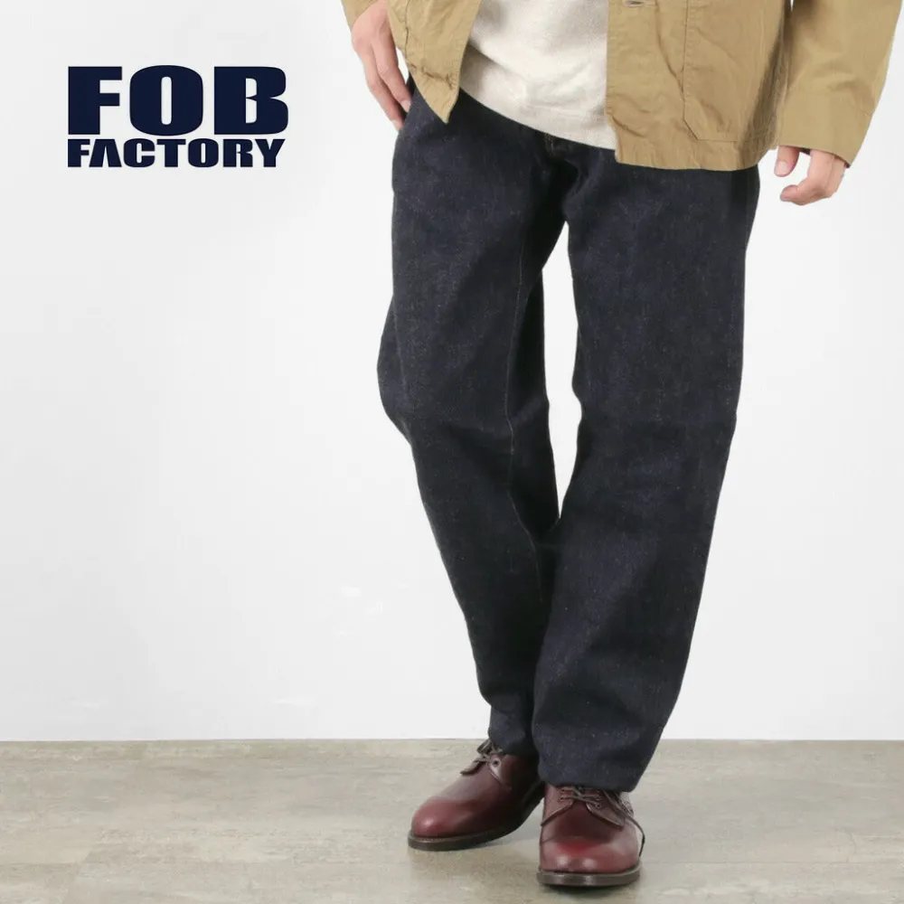 FOB FACTORY Jeans^/ F165 Selvedge garage denim one-wash