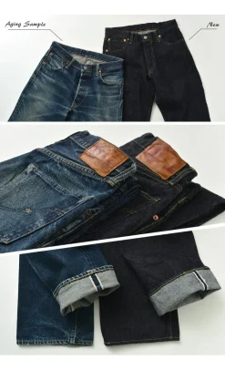 FOB FACTORY Jeans^/ F151 Selvedge XX Denim Trousers one-wash