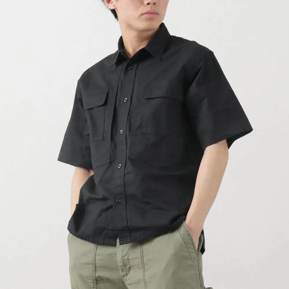 FOB FACTORY Shirts^/ F3499 Short sleeve field shirt
