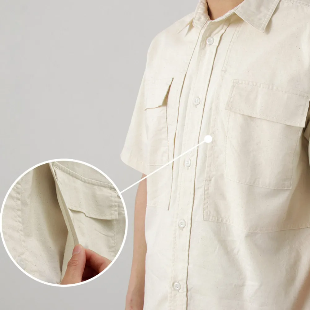 FOB FACTORY Shirts^/ F3499 Short sleeve field shirt