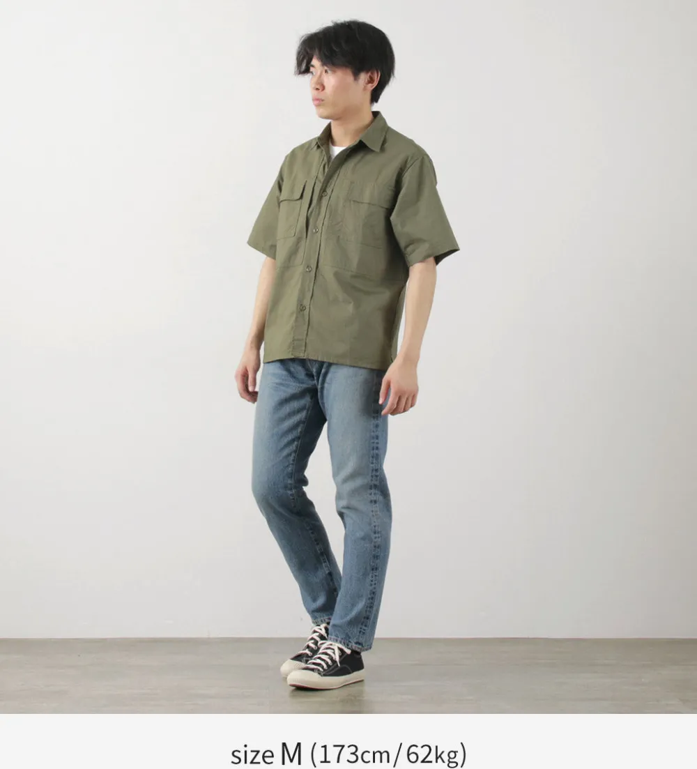 FOB FACTORY Shirts^/ F3499 Short sleeve field shirt