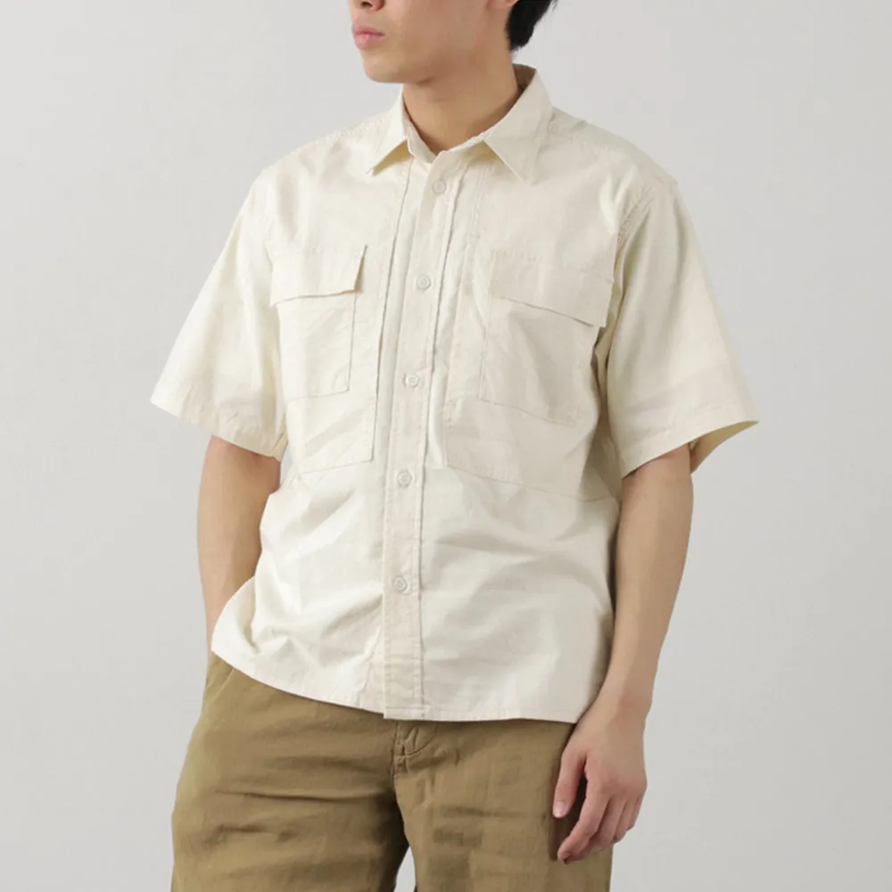 FOB FACTORY Shirts^/ F3499 Short sleeve field shirt
