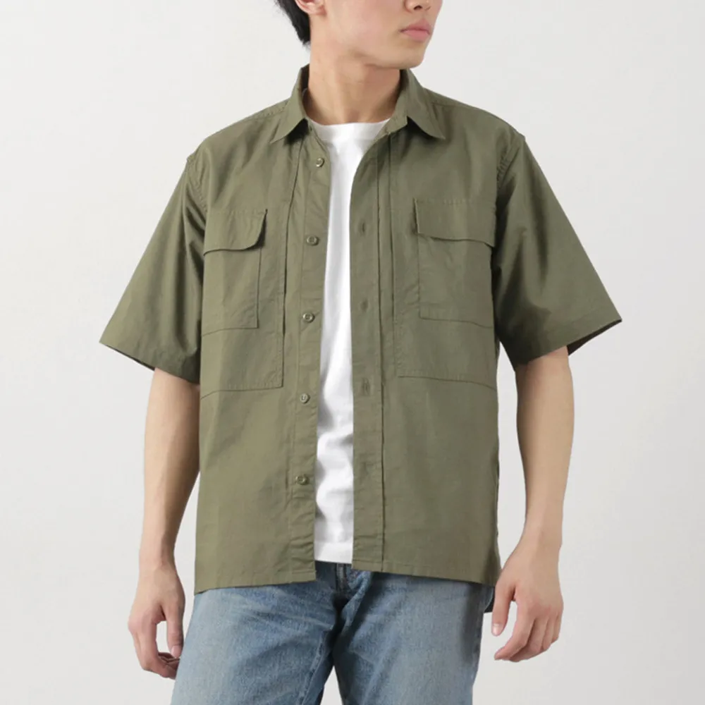 FOB FACTORY Shirts^/ F3499 Short sleeve field shirt