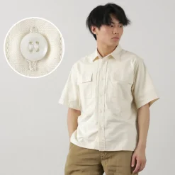 FOB FACTORY Shirts^/ F3499 Short sleeve field shirt