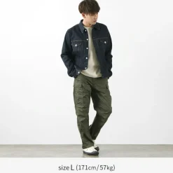 FOB FACTORY Jackets^/ F2309 stretch selvage denim jacket one-wash