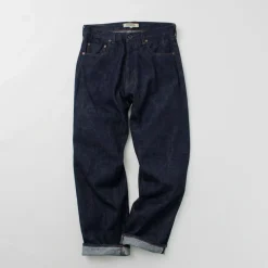 FOB FACTORY Jeans^/ F1147 Wide denim 5P pants indigo