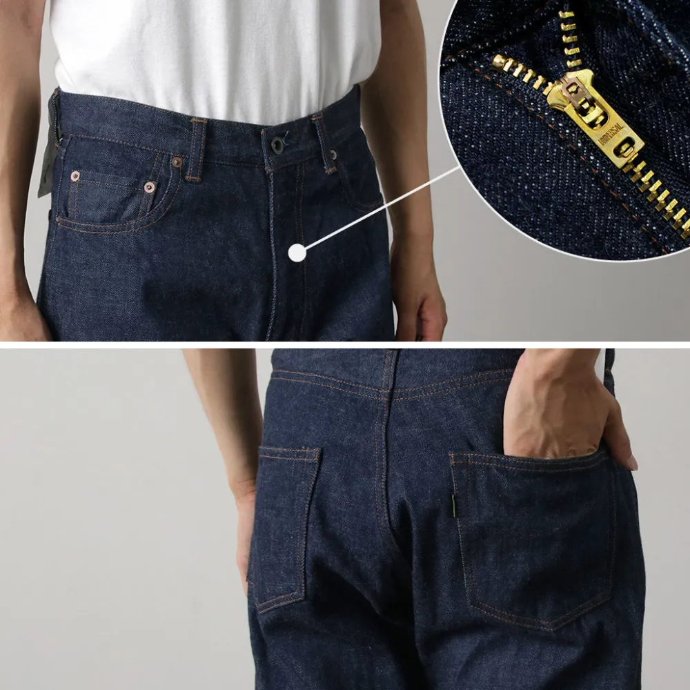 FOB FACTORY Jeans^/ F1147 Wide denim 5P pants indigo
