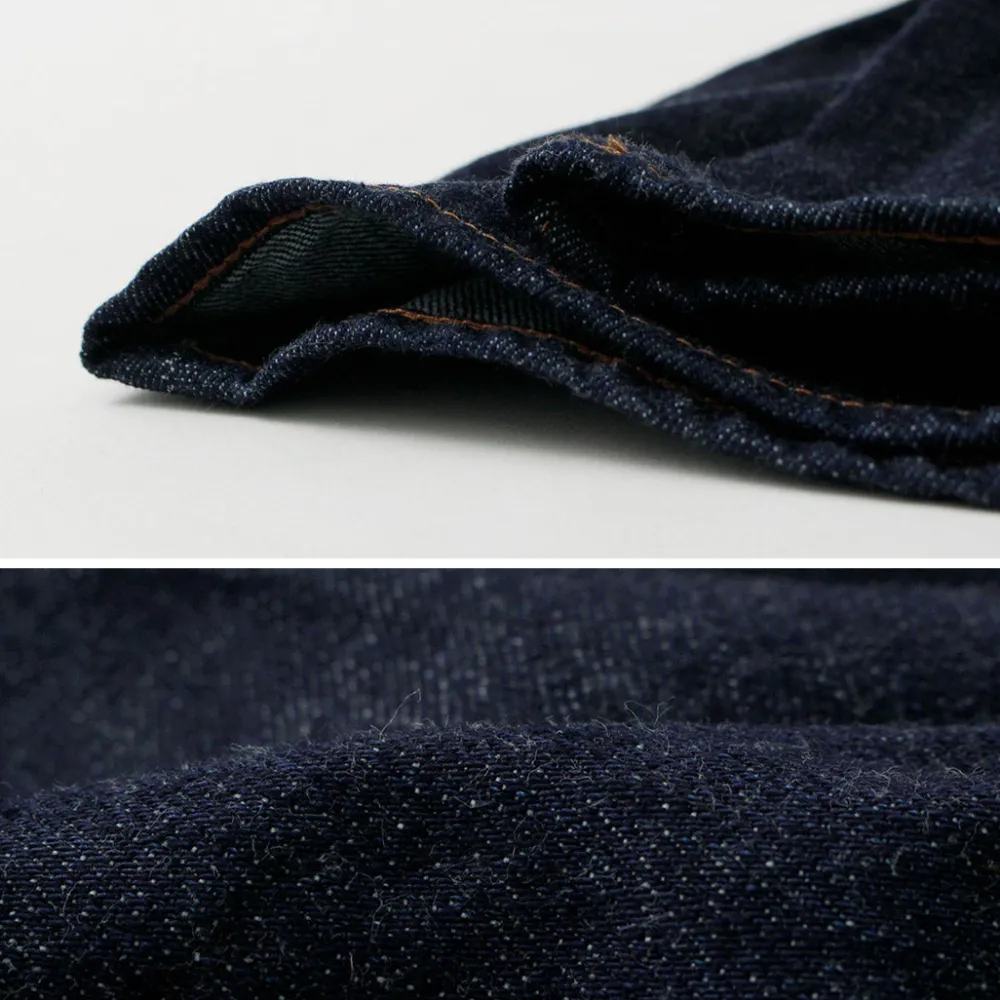 FOB FACTORY Jeans^/ F1147 Wide denim 5P pants indigo